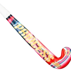 Woodcore hockeystick junior marble pink - 18 inch*Princess Hockey Clearance