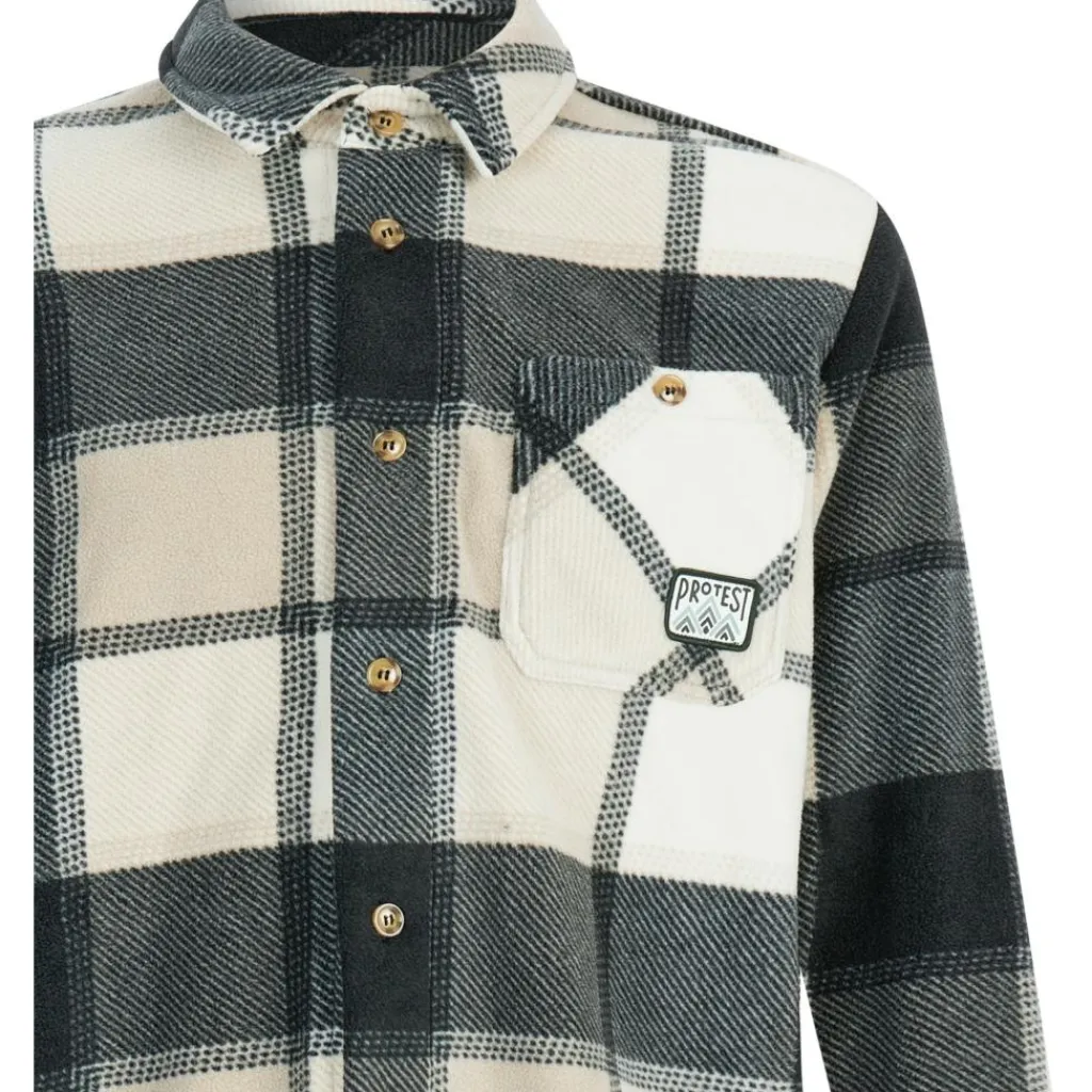 Mitchel overhemd heren true black*Protest Outlet