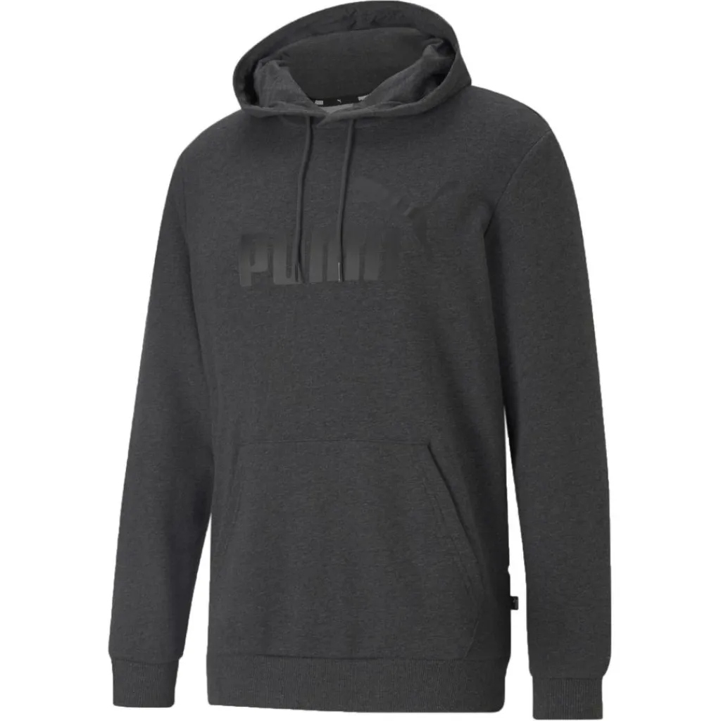 Essentials Big Logo hoodie heren dark grey heather*Puma Online