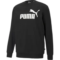 Essentials Big Logo sweater heren black*Puma Clearance