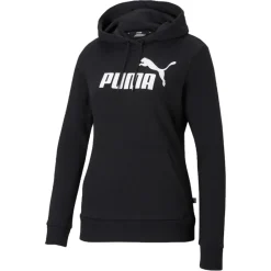 Essentials Logo hoodie dames black*Puma Discount