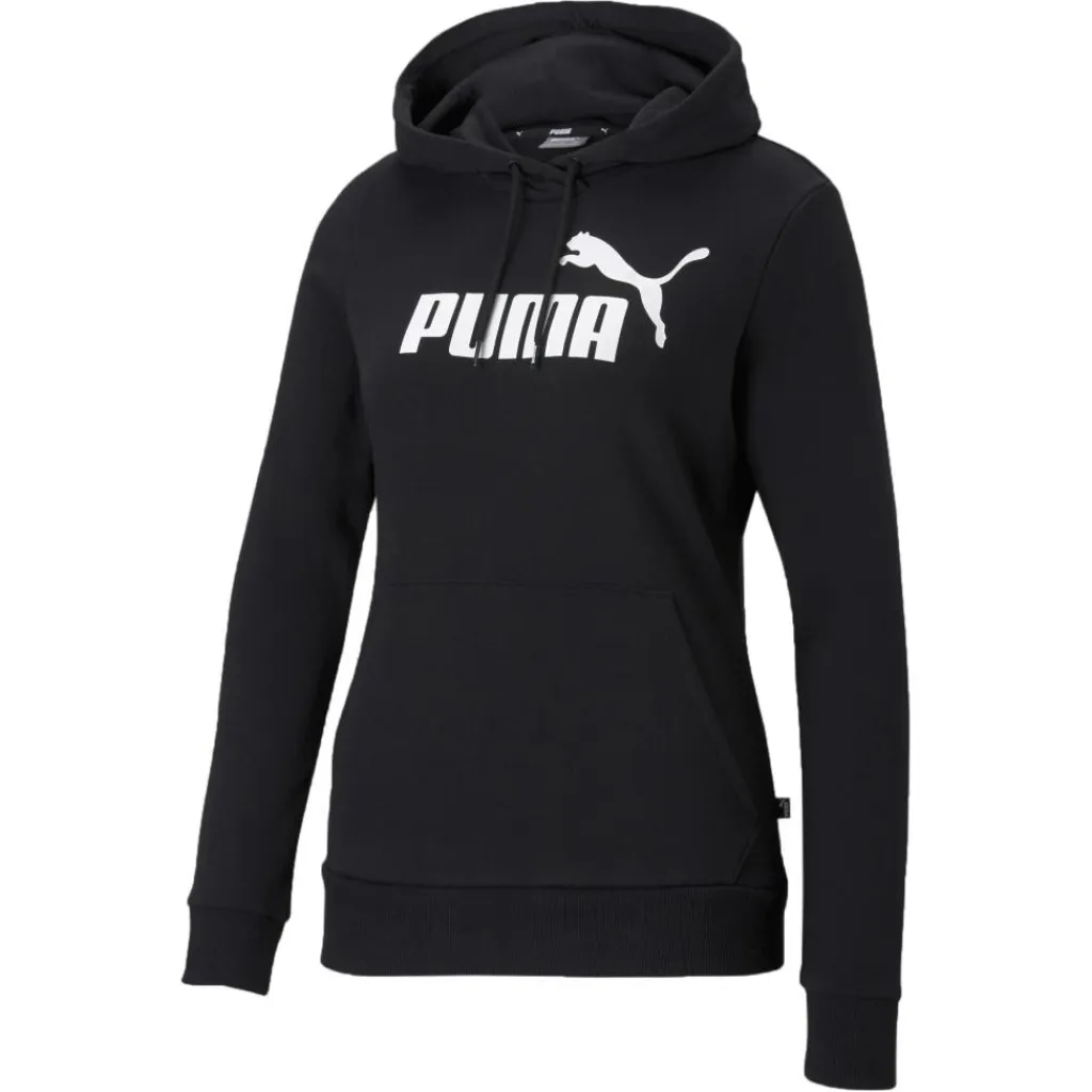 Essentials Logo hoodie dames black*Puma Discount