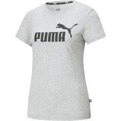 Essentials Logo shirt dames light grey heather*Puma New