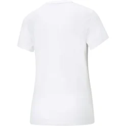 Essentials Logo shirt dames white*Puma Hot