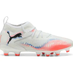 Future 8 Match FG - AG voetbalschoenen junior white black glowing red*Puma Best