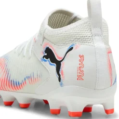 Future 8 Match FG - AG voetbalschoenen junior white black glowing red*Puma Best