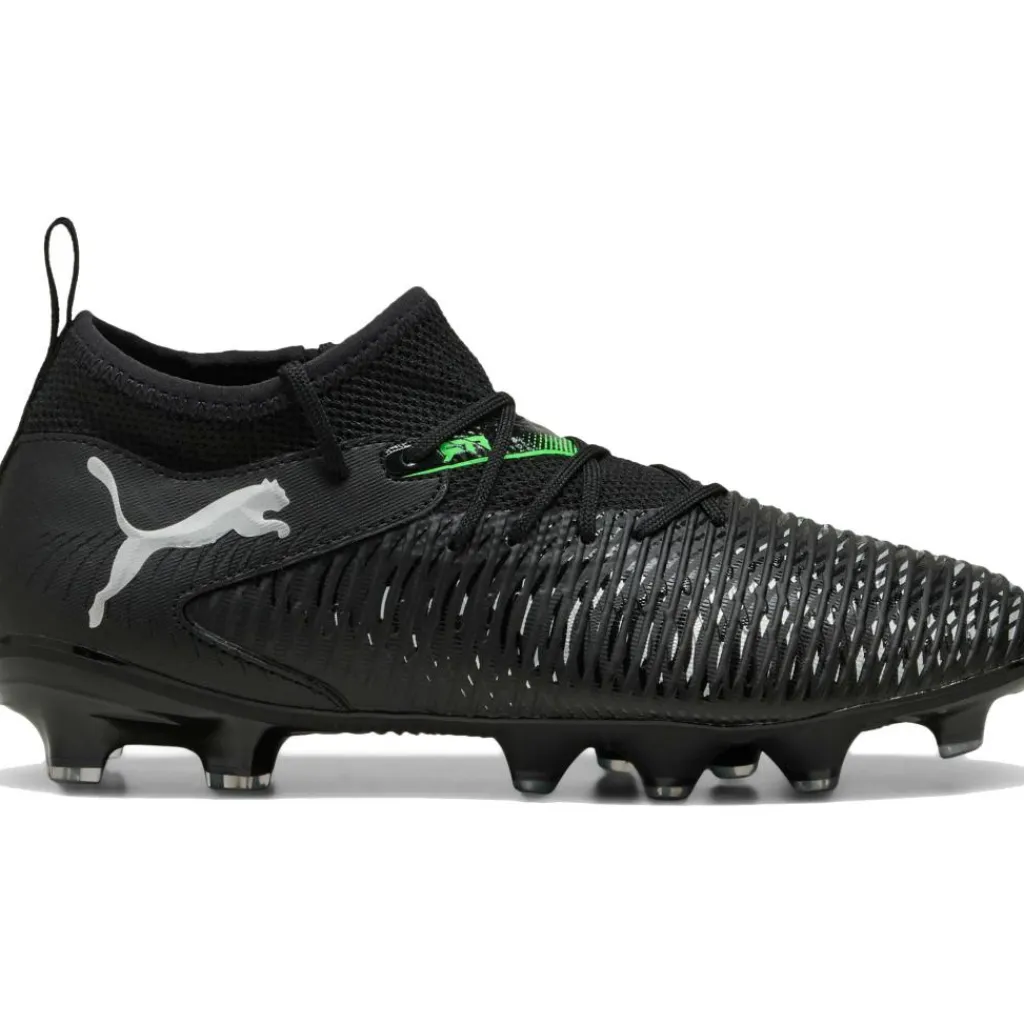 FUTURE 8 MATCH FG AG voetbalschoenen junior black cool light grey fluo green*Puma