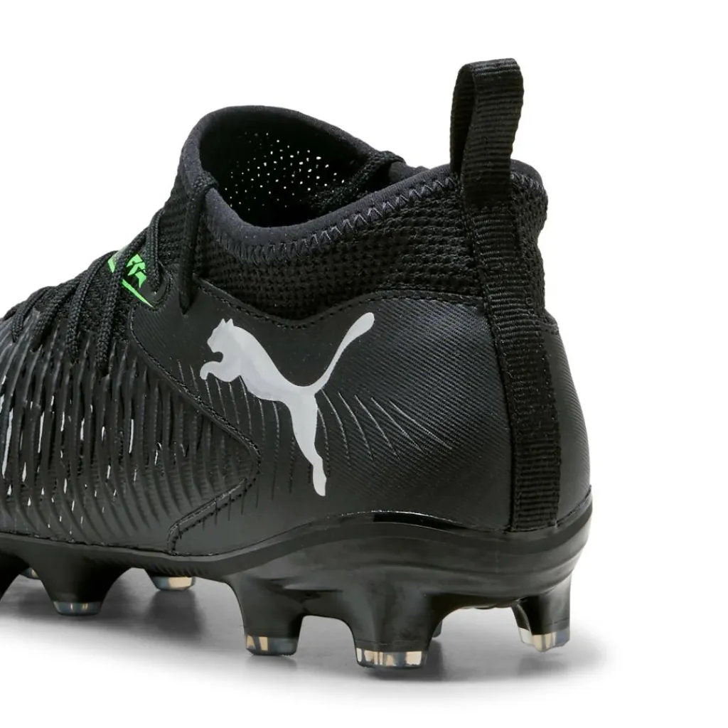 FUTURE 8 MATCH FG AG voetbalschoenen junior black cool light grey fluo green*Puma