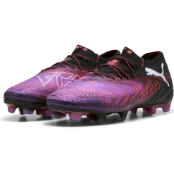 FUTURE 8 ULTIMATE Low FG voetbalschoenen heren black white glowing red*Puma Clearance