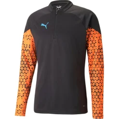 IndividualCUP trainingsshirt heren black ultra orange*Puma New