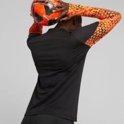 IndividualCUP trainingsshirt heren black ultra orange*Puma New