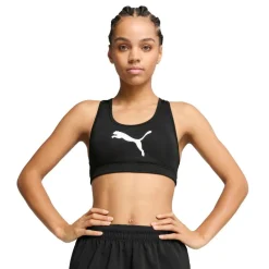 4KEEPS sport bh dames black big white cat*Puma Best