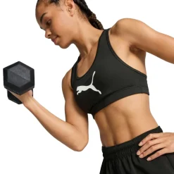 4KEEPS sport bh dames black big white cat*Puma Best