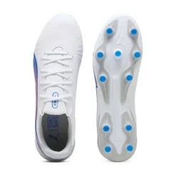 KING MATCH FG AG voetbalschoenen heren white bluemazing flat light grey*Puma Sale