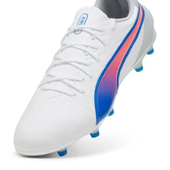KING MATCH FG AG voetbalschoenen heren white bluemazing flat light grey*Puma Sale