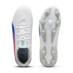 KING MATCH FG AG voetbalschoenen junior white bluemazing flat light grey*Puma New