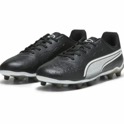 KING MATCH FG AG voetbalschoenen junior Pum black white*Puma Hot