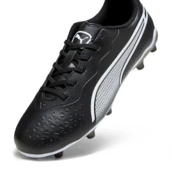 KING MATCH FG AG voetbalschoenen junior Pum black white*Puma Hot
