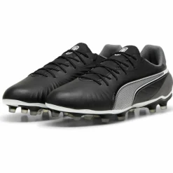 KING MATCH FG AG voetbalschoenen heren black white cool dark grey*Puma Outlet