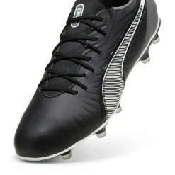 KING MATCH FG AG voetbalschoenen heren black white cool dark grey*Puma Outlet
