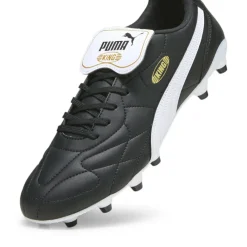 KING TOP FG AG voetbalschoenen heren black white gold*Puma Hot