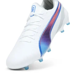 KING ULTIMATE FG AG voetbalschoenen dames white bluemazing flat light grey sunset glow*Puma Outlet
