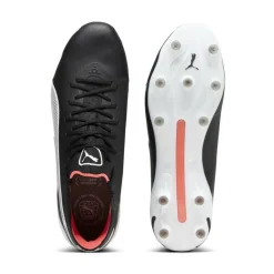 King Ultimate FG AG voetbalschoenen heren black white fire orchid*Puma