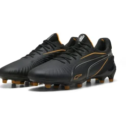 KING ULTIMATE FG AG voetbalschoenen heren black heat fire silver*Puma Discount