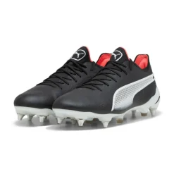 King Ultimate MxSG voetbalschoenen heren   black white fire orchid*Puma Outlet