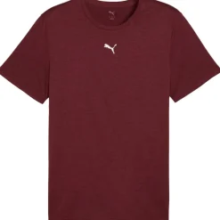 TAD ESSENTIALS shirt heren ruby shimmer heather*Puma