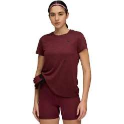 TAD ESSENTIALS shirt dames ruby shimmer heather*Puma Hot