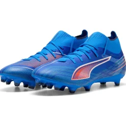 Ultra 6 Match+ FG - AG voetbalschoenen ultra blue white black*Puma Hot