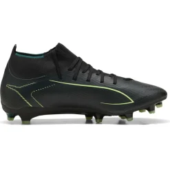 Ultra 6 Match+ FG - AG voetbalschoenen black fizzy light green terrain*Puma Discount