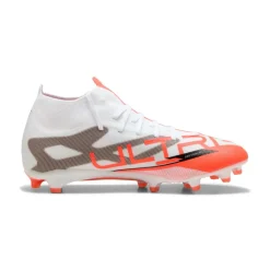 ULTRA 5 MATCH+ FG AG voetbalschoenen heren white black glowing red*Puma New