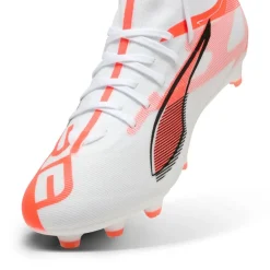 ULTRA 5 MATCH+ FG AG voetbalschoenen heren white black glowing red*Puma New