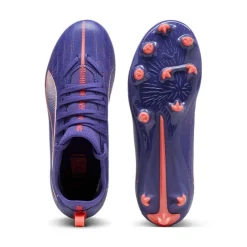 ULTRA 5 MATCH FG AG voetbalschoenen junior lapis lazuli white sunset glow*Puma