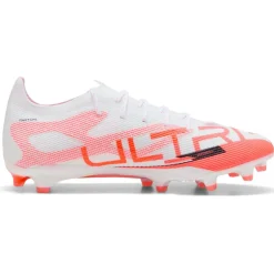ULTRA 5 PRO FG AG voetbalschoenen heren white black glowing red*Puma Clearance