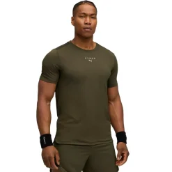 x HYROX Cloudspun ThermoAdapt shirt heren dark olive*Puma Discount