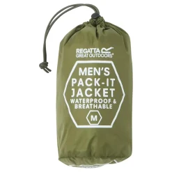 Pack It III regenjas heren nephrite green*Regatta Sale