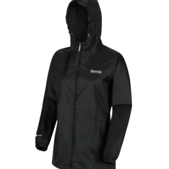 Pack It III regenjas dames black*Regatta Online