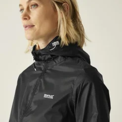 Pack It III regenjas dames black*Regatta Online
