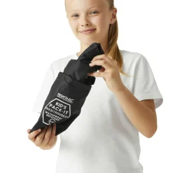 Pack It regenbroek junior black*Regatta Clearance
