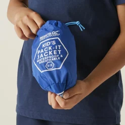 Pack It regenjas junior olympian blue elysium blue*Regatta Sale