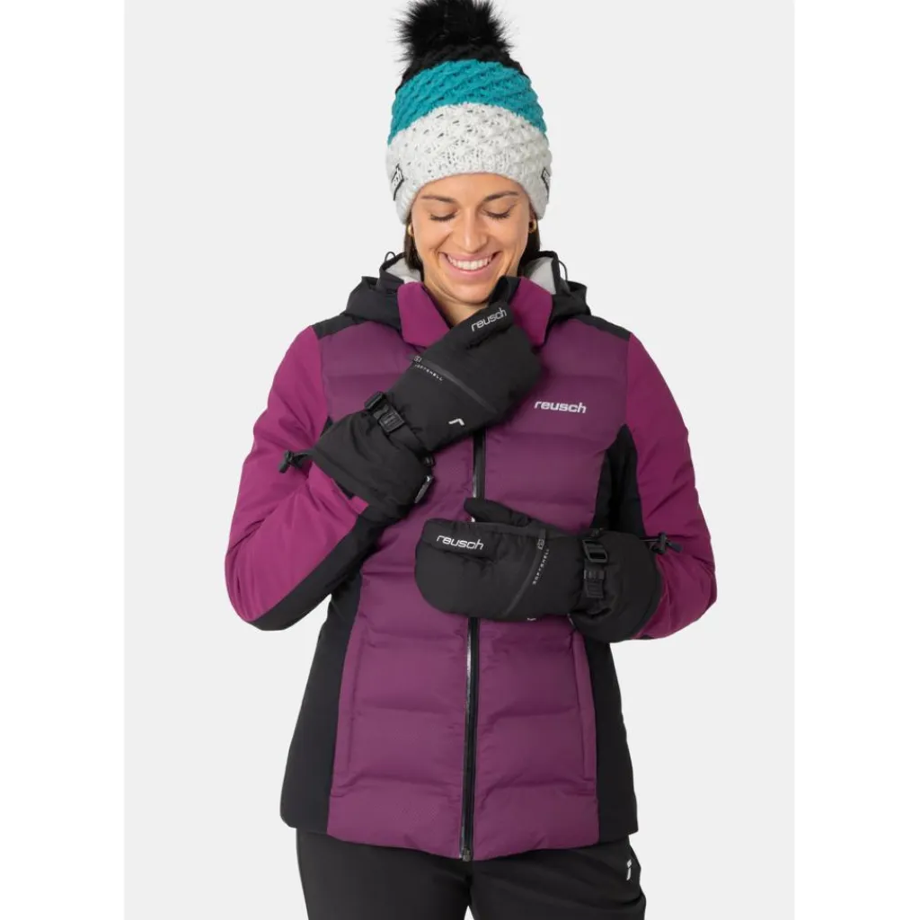 Demi R-TEX XT lobster handschoenen dames black silver*Reusch Online