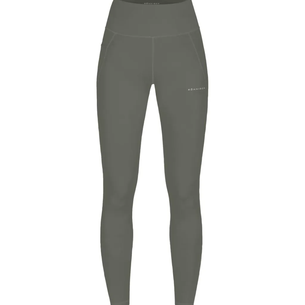 111888 sportlegging dames gunmetal*Röhnisch