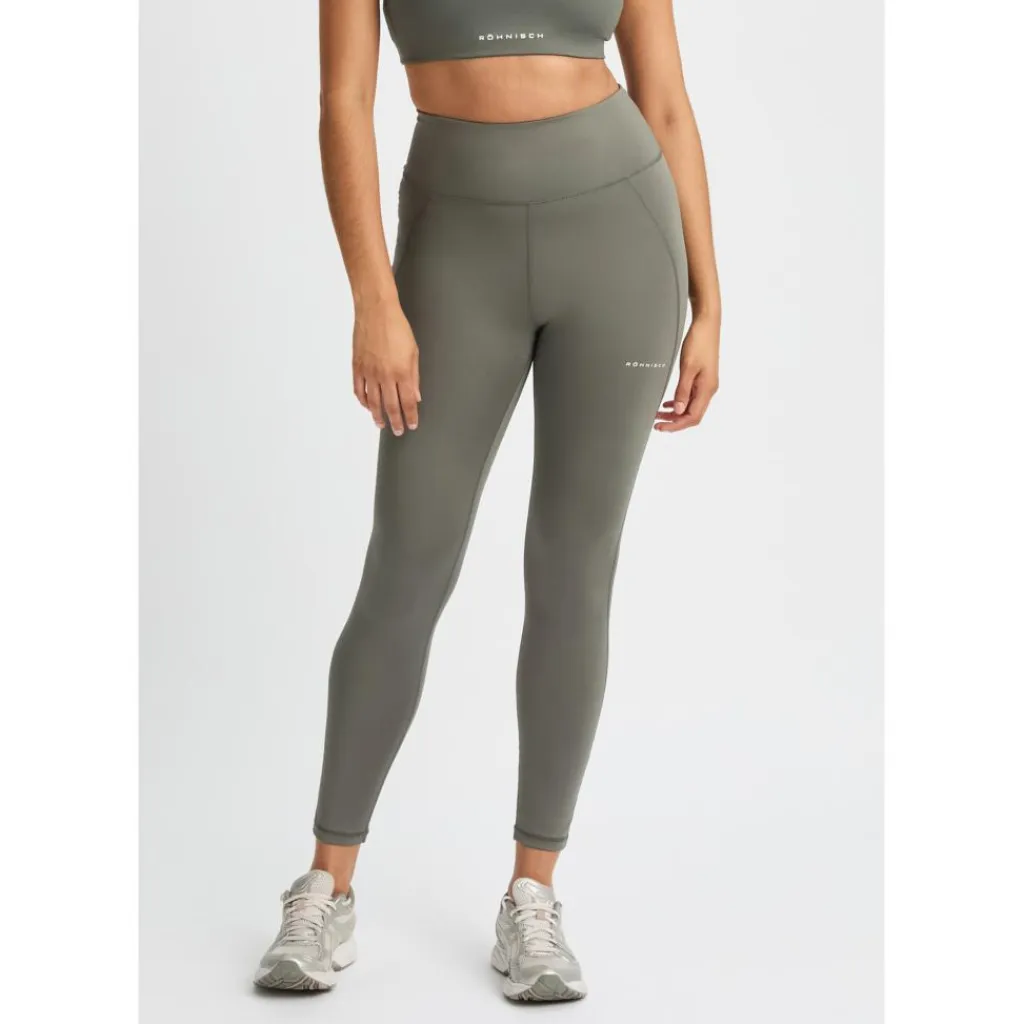 111888 sportlegging dames gunmetal*Röhnisch