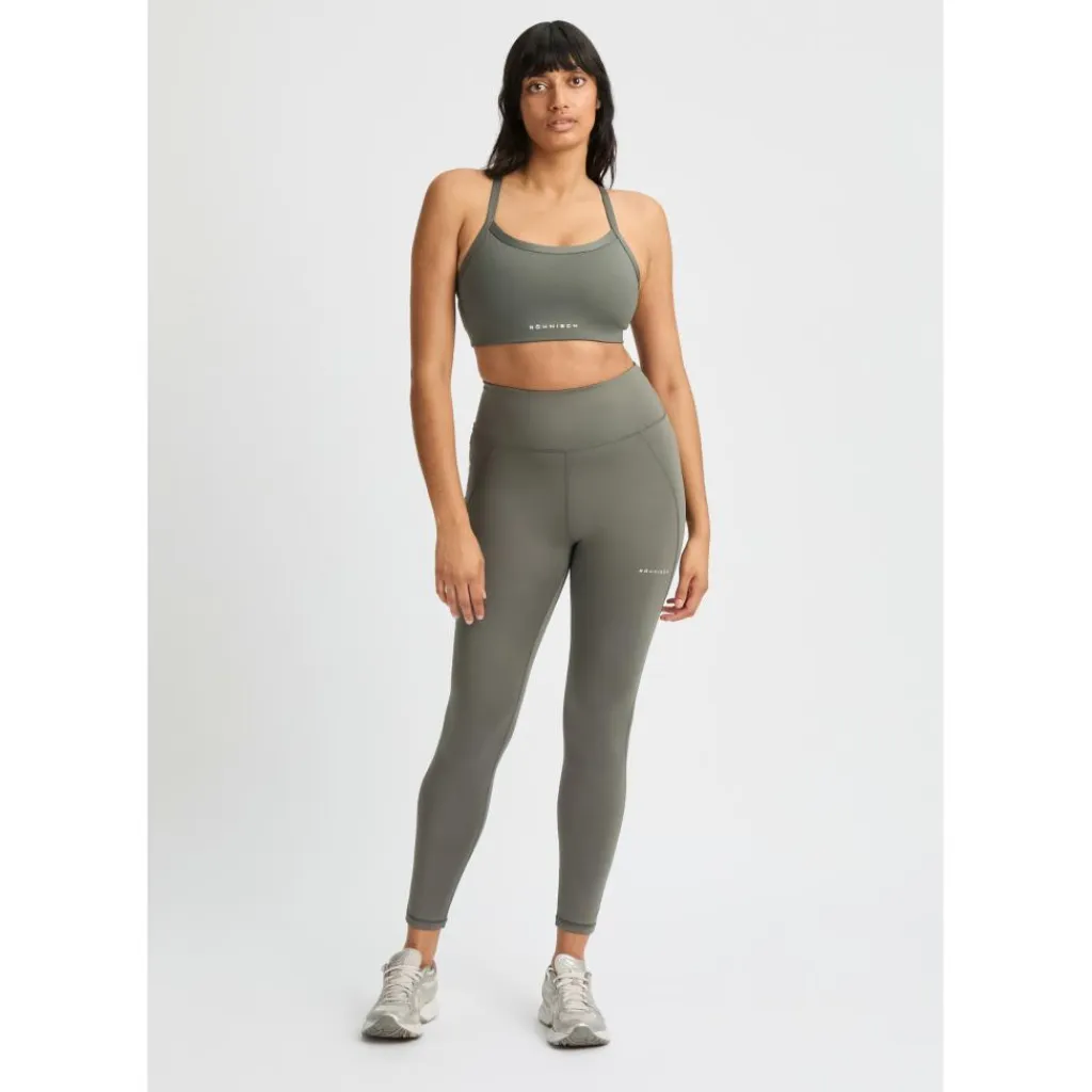 111888 sportlegging dames gunmetal*Röhnisch