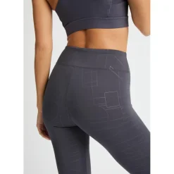 112231 sportlegging dames dk plum emboss*Röhnisch New