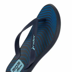 R1 Style Kids slippers junior black blue*Rider