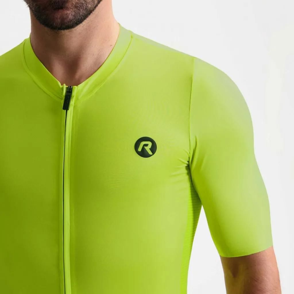 Distance fietsshirt heren lime*Rogelli New